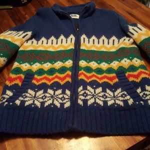 vintage grandpa cardigan